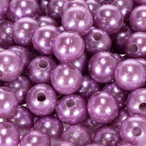 Koristehelmiä Ø10mm violetti 115 kpl | Floristik24.fi
