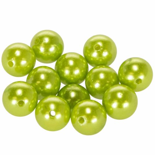 kohteita Koristehelmiä Ø2cm omenanvihreä 12 kpl