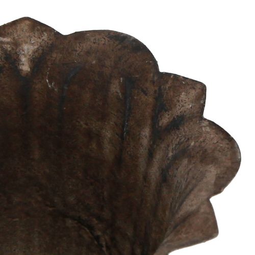 Floristik24 Koristeellinen pokaali antiikki minikasviruukku harmaa ruskea Ø12cm K13cm