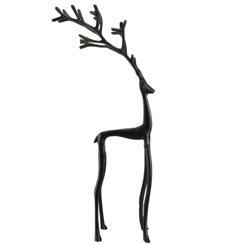 Floristik24 Koristeellinen porometallinen koristefiguuri mustana 15cmx8cmx53cm