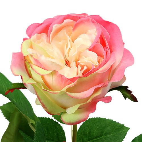 kohteita Koristeellinen ruusu vaaleanpunainen Ø10cm 52cm 3kpl
