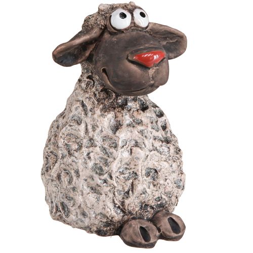kohteita Koristeelliset lampaankeraamiset pääsiäisfiguurit ruskea H13,5cm 2 kpl