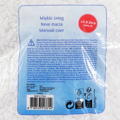 kohteita Koristeellinen lumihiutaleet valkoinen talvikoristelu valkoinen 2,8l