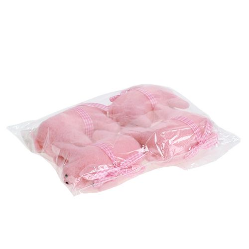 Floristik24 Koristeellinen sika vaaleanpunainen 11,5 cm 4kpl