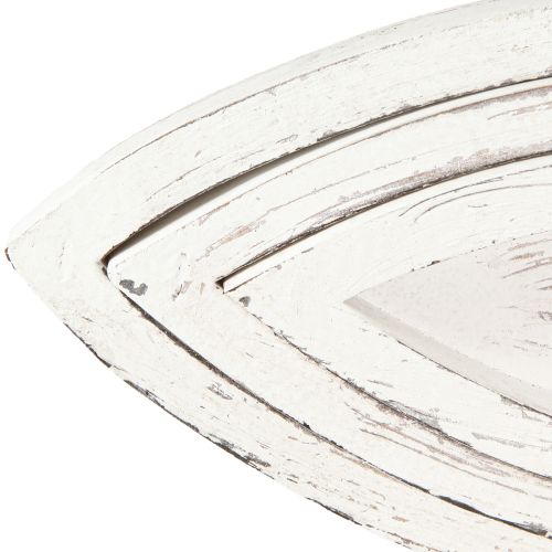kohteita Koristeellinen tarjotin Puu Kala Valkoinen Natural L30/40/50cm 3 kpl setti