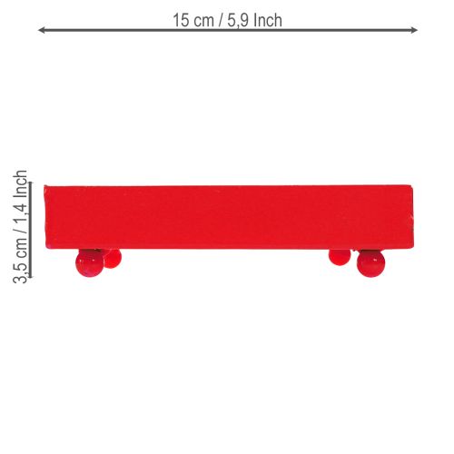 kohteita Koristeellinen tarjotin neliönmuotoinen punainen metallitarjotin 15×15cm 2 kpl