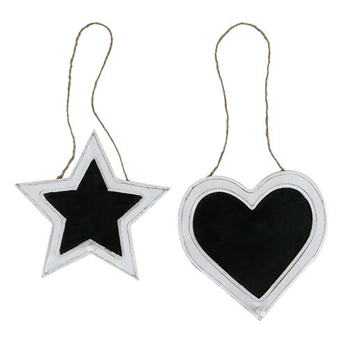 Floristik24 Koristeellinen lauta ripustettavaksi 17cm 4kpl