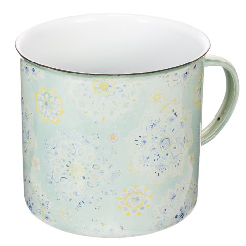 Koristeellinen muki, kukkaruukku, mandala, emaloitu, Ø13cm K12cm ostaa | Floristik24.fi
