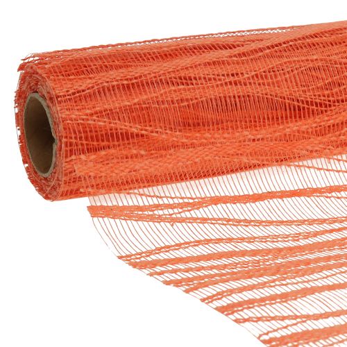 Koristeellinen pöytätelineen kangas oranssi 26cm x 300cm | Floristik24.fi