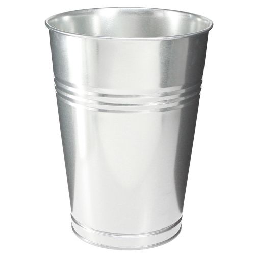 kohteita Koristemaljakko kuivakoristeluun metallimaljakko hopea K30cm 7,5l