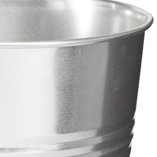 kohteita Koristemaljakko kuivakoristeluun metallimaljakko hopea K30cm 7,5l