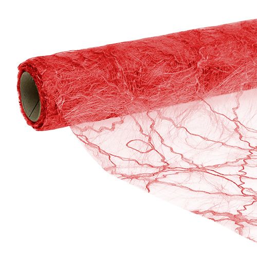 Deco fleece pöytäteippi punainen 30cm 5m