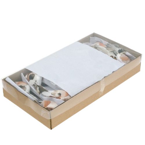 Floristik24 Koristeellinen lintu kiinni ruskea 10cm 12kpl