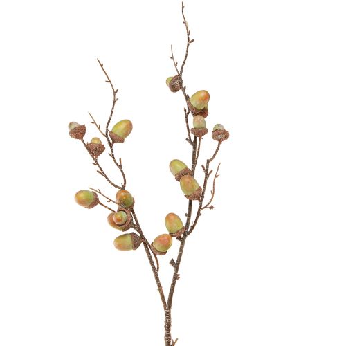 Koristeellinen oksa tammenterhojen koriste vihreä syyskoriste keinotekoinen 80cm