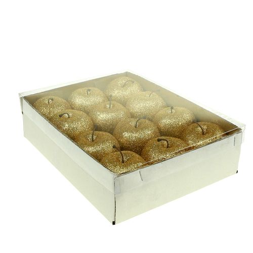 Floristik24 Koristeelliset omenakullat kiilalla Ø6cm 12kpl