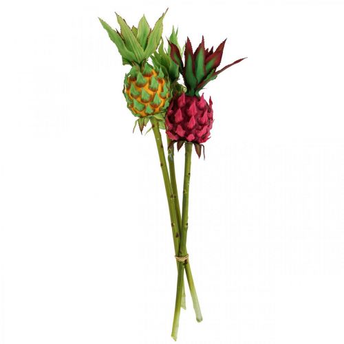 Floristik24 Deco ananas keinohedelmä deco hedelmät Ø7cm K50cm 3kpl