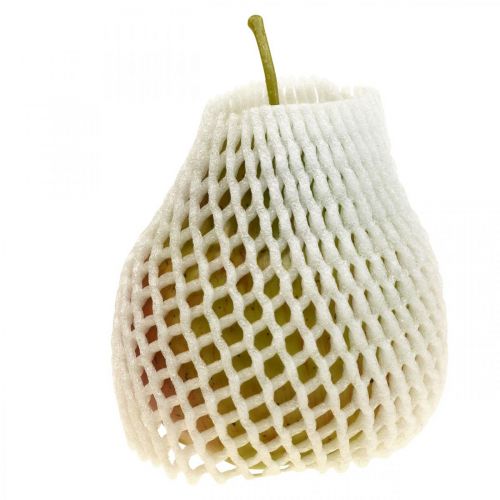 Floristik24 Deco päärynänvihreä punainen, deco hedelmä, ruokanukke 11cm