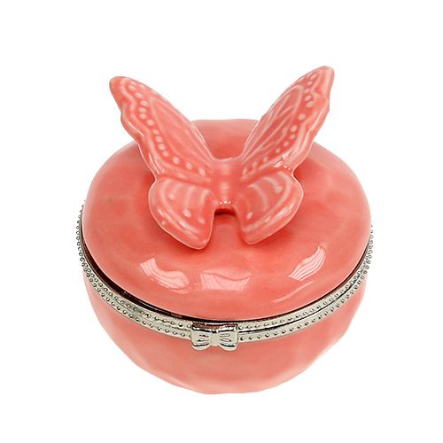 Deco box perhoslohi Ø6cm K6cm | Floristik24.fi