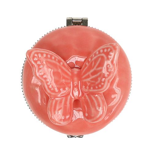 Deco box perhoslohi Ø6cm K6cm | Floristik24.fi