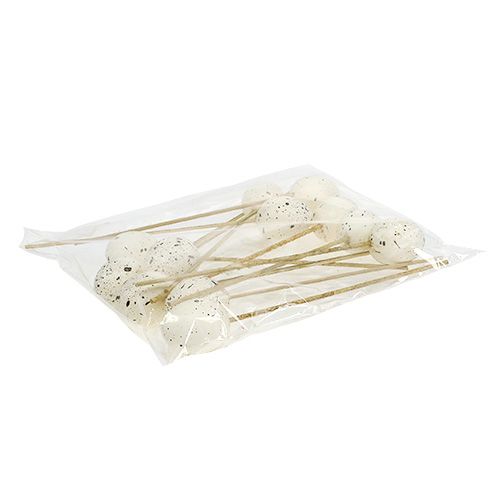 Floristik24 Koristeellinen muna 5cm kepillä 12kpl