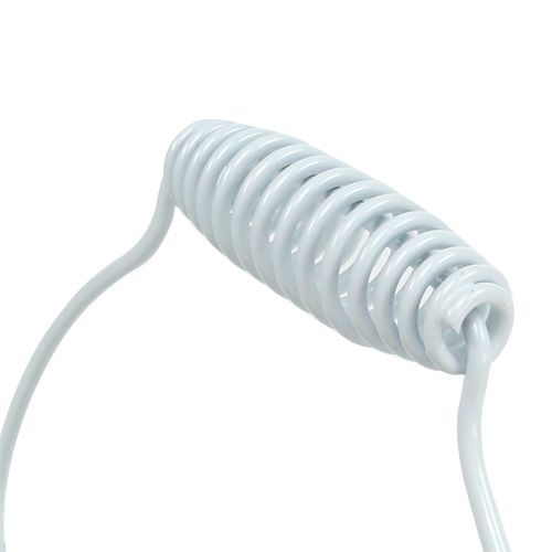 Floristik24 Koristeellinen kauha valkoinen, urilla Ø21cm K19cm 1kpl