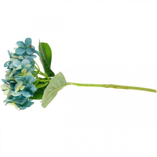 kohteita Koristeellinen hortensiansininen tekokukka Keinotekoinen puutarhakukka H35cm