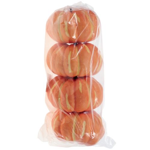 Floristik24 Halloween kurpitsakoristeet, syyskoristelupöytä oranssi 12,5cm K7cm 4kpl
