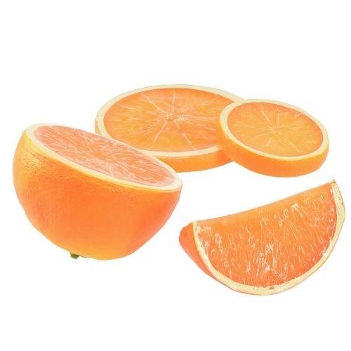 kohteita Koristeappelsiinit tekohedelmät paloina 5-7cm 10 kpl