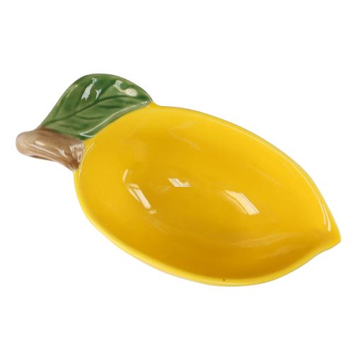 kohteita Koristeellinen sitruunakulho keraaminen sitruunakulho keltainen 17×8cm