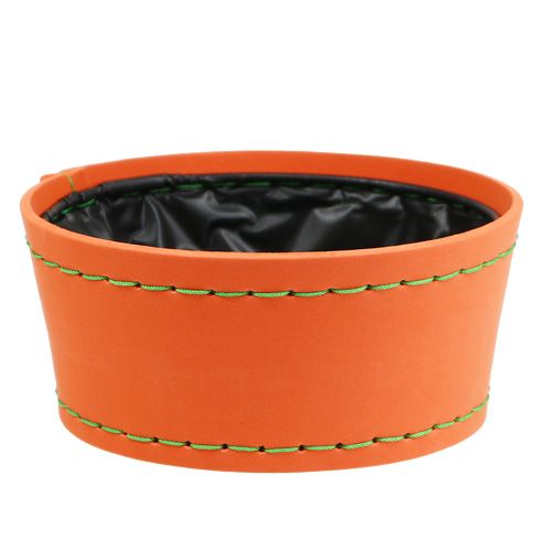 Floristik24 Koristeellinen kulho oranssi Ø20cm H9cm, 1kpl