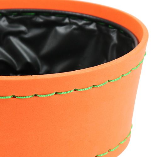 Floristik24 Koristeellinen kulho oranssi Ø20cm H9cm, 1kpl
