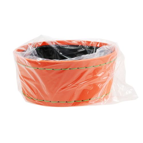 Floristik24 Koristeellinen kulho oranssi Ø20cm H9cm, 1kpl