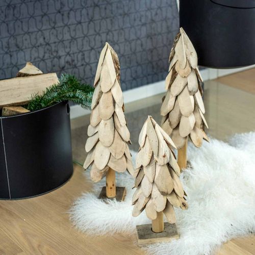 kohteita Deco joulukuusi puu maalaismainen puinen koristelu Joulu H40cm