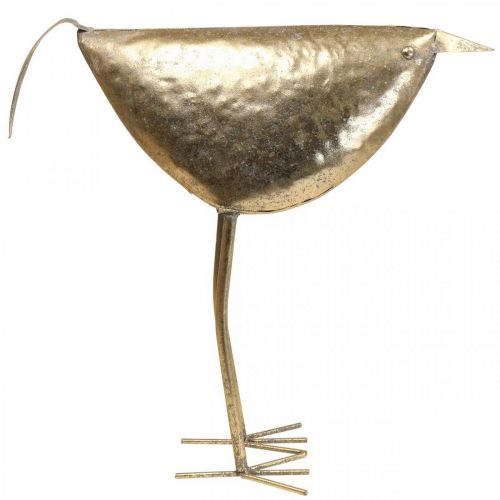 Floristik24 Deco lintu Deco figuuri lintu kulta metalli koriste 46×16×39cm