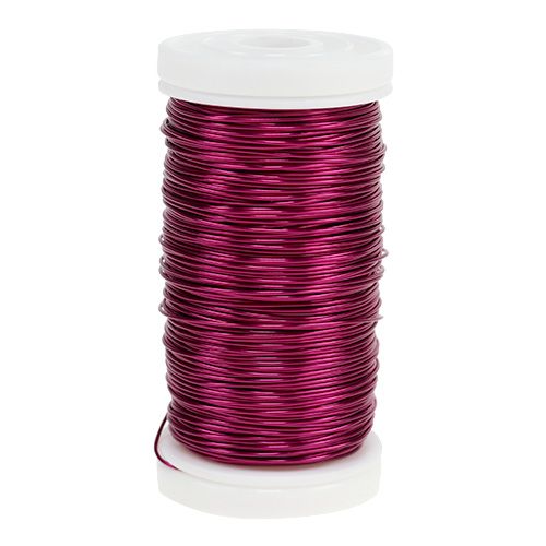 kohteita Deco emaloitu lanka vaaleanpunainen Ø0,50mm 50m 100g
