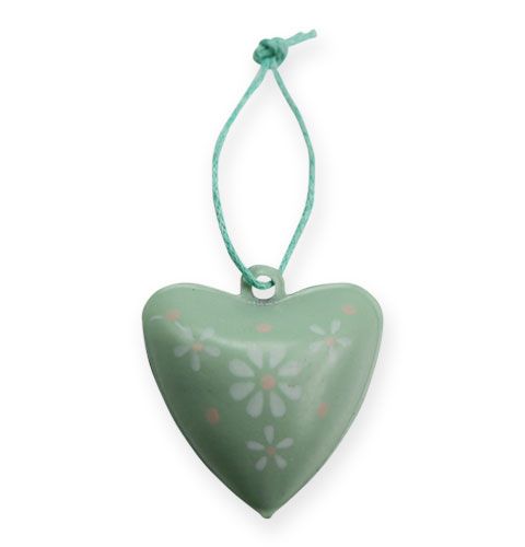 Floristik24 Metallinen sydän ripustettavaksi motiiveilla 3cm 12kpl