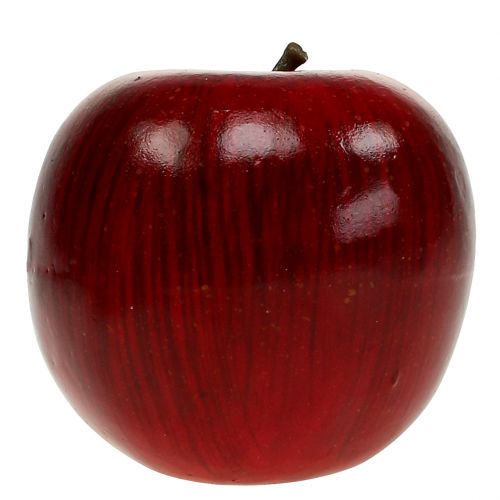 Koristeomenat punainen, lakattu Ø8cm 6p