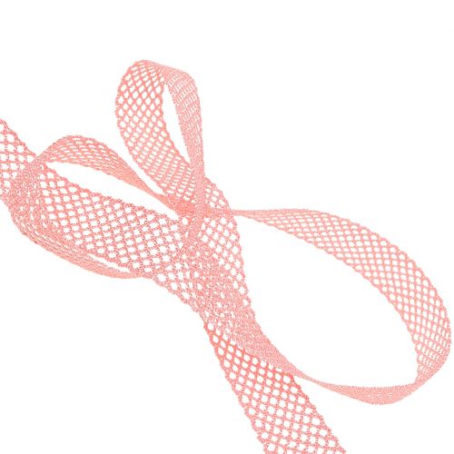 Floristik24 Koristeellinen nauhapitsi 21mm 20m pinkki