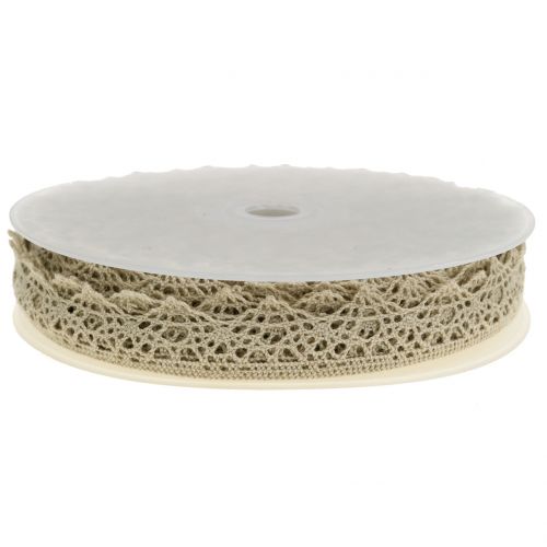 kohteita Koristenauhapitsi beige harmaa 22mm 20m