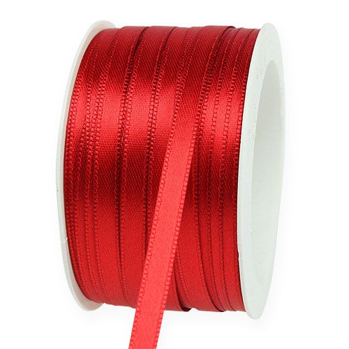 Lahja- ja koristelista 6mm x 50m vaaleanpunainen