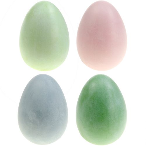 Floristik24 Pääsiäismunat isot pastellivärit H16cm 4kpl