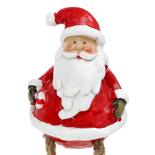Floristik24 Koristefiguuri Joulupukki istuva 6,5cm L10cm 4kpl