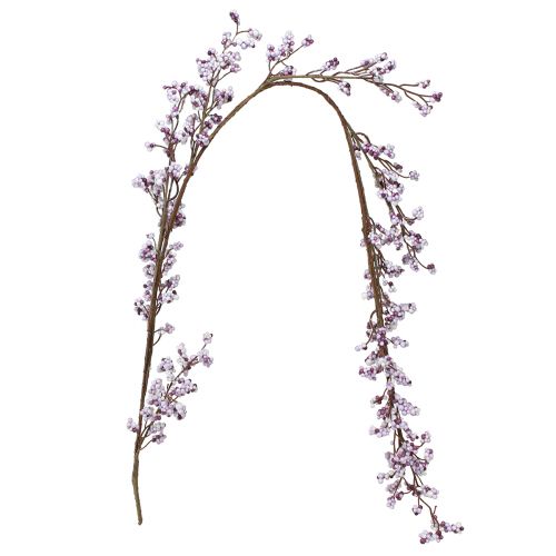 kohteita Koristeellinen ripustin marjaoksa valkoinen purppura talvipakas 130cm