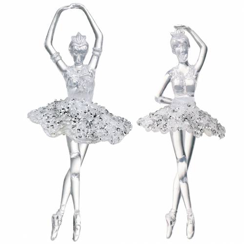 Floristik24 Deco ripustin Joulukuusen koristelu Ballerina 18cm 2kpl
