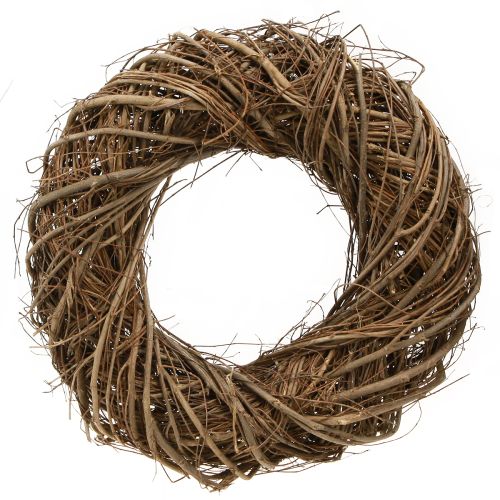 kohteita Jalavan oksista valmistettu koristeseppele luonnon Ø28–30cm K6,5cm 2kpl