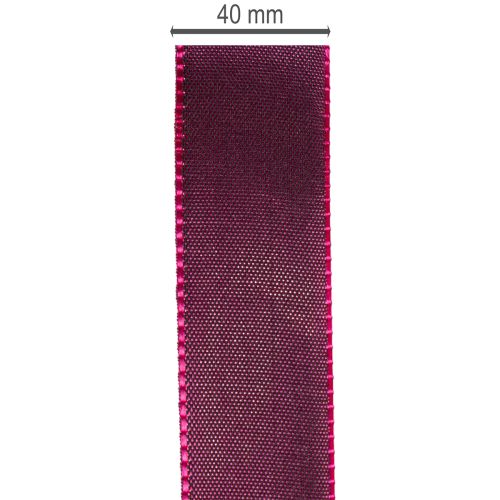 Lahjanauha, violetti taftinauha, elegantin kiiltävä, 25 mm leveä, 50 m pitkä | Floristik24.fi