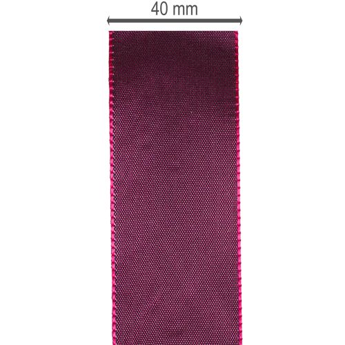 Lahjanauha taftinauha joululahjoihin 40mm 50m | Floristik24.fi