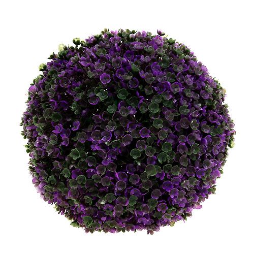 Floristik24 Koristepallo violetissa kasvipallossa keinotekoinen Ø18cm 1 kpl