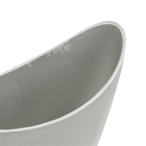 kohteita Koristekulho muovin harmaa 20cm x 9cm K11,5cm 1 kpl