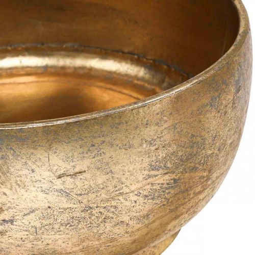 kohteita Koristeellinen kulho metalli kultainen antiikki look Ø23,5/33/43cm 3 kpl setti